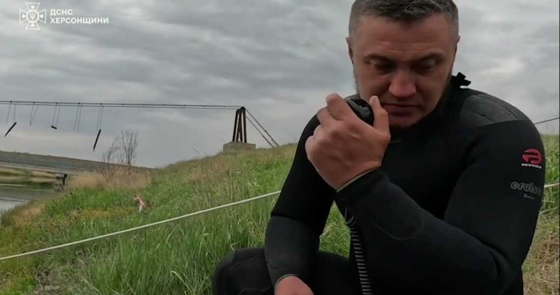 Водолази-сапери ДСНС Херсонщини розміновують водойми