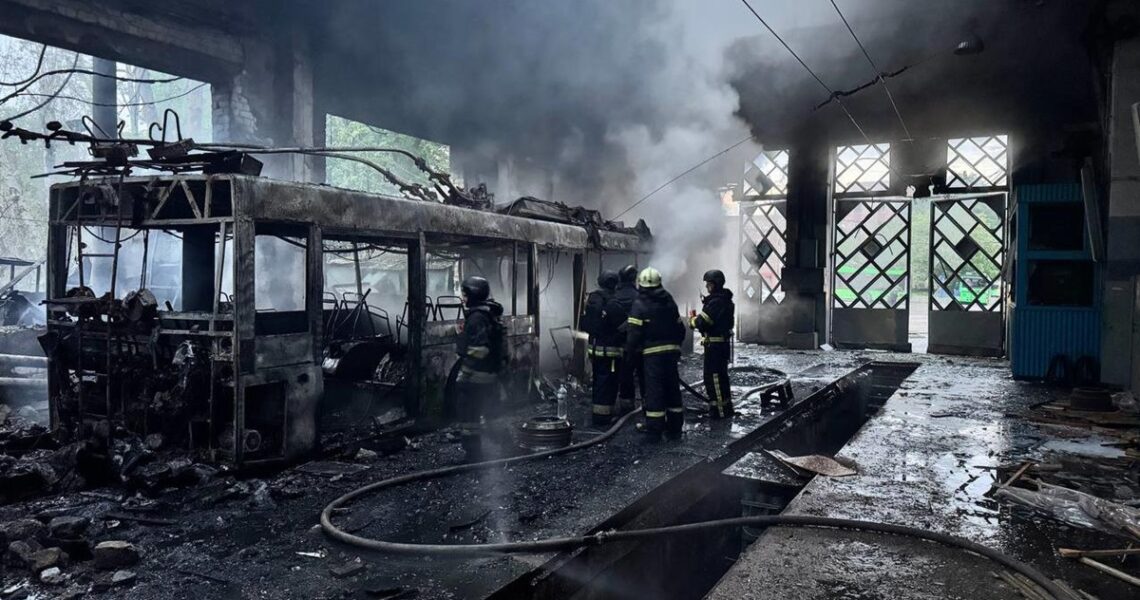 Новини України - Удар на Харкову: пошкоджено понад 30 будинків і транспортне депо