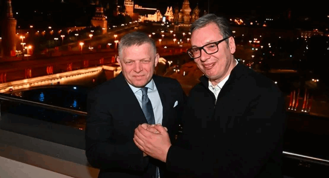Новини світу - Вучич та Фіцо зустрілися у Москві на фоні Кремля