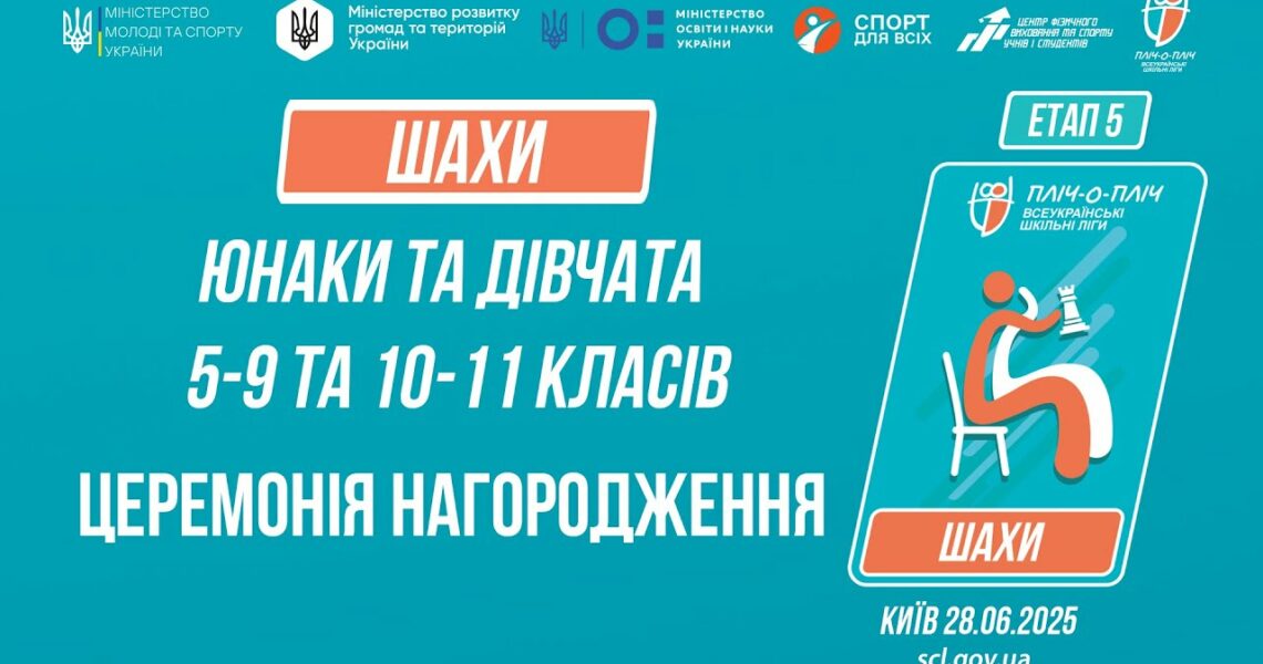ЦЕРЕМОНІЯ НАГОРОДЖЕННЯ | ШАХИ | Пліч-о-пліч: Етап 5