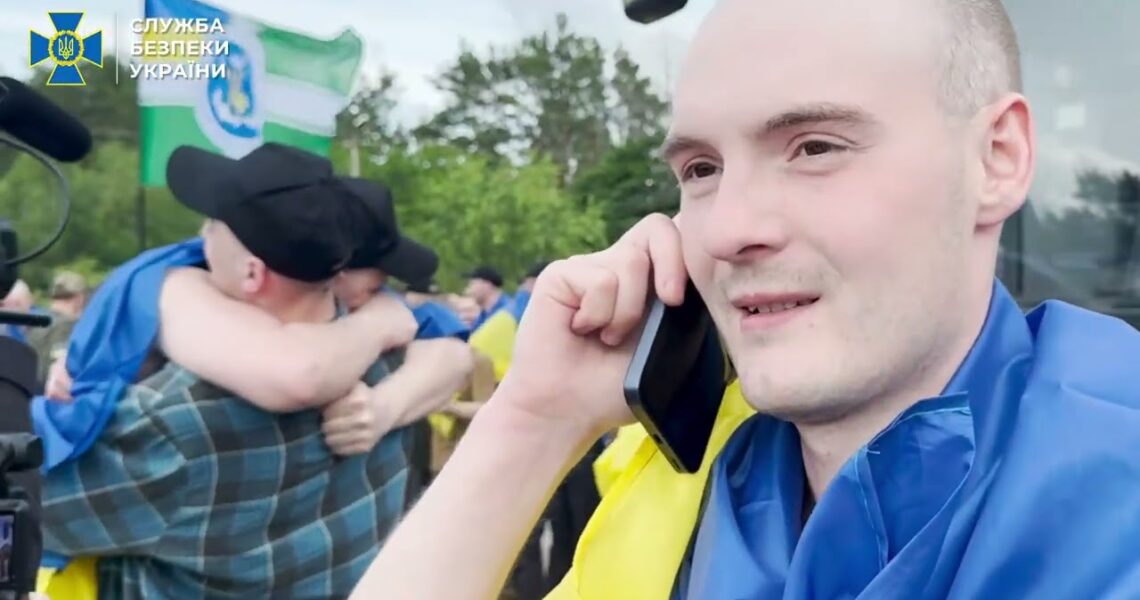 СБУ показала ексклюзивне відео обміну полоненими та репатріаційних заходів 14 червня