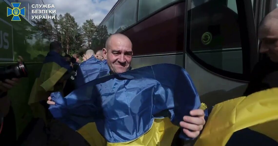 СБУ показала ексклюзивне відео обміну полоненими 26 червня