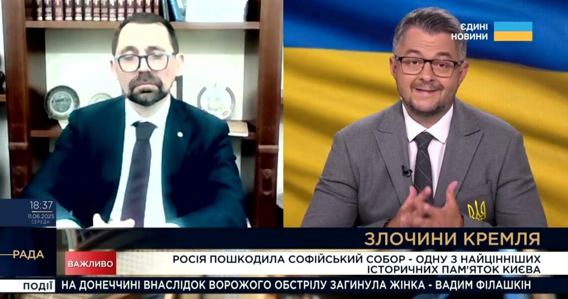 Коментар Миколи Точицького щодо пошкоджень Софії Київської та Одеської кіностудії