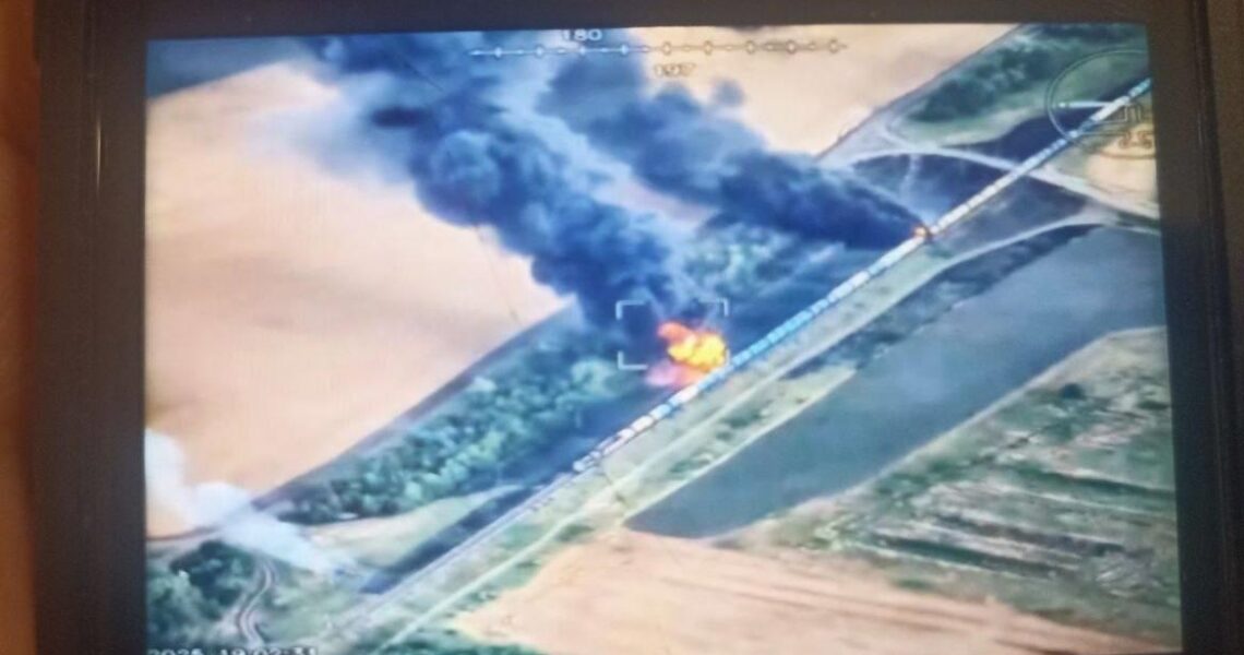 Новини України - На Запоріжжі у окупантів палає ешелон з паливом