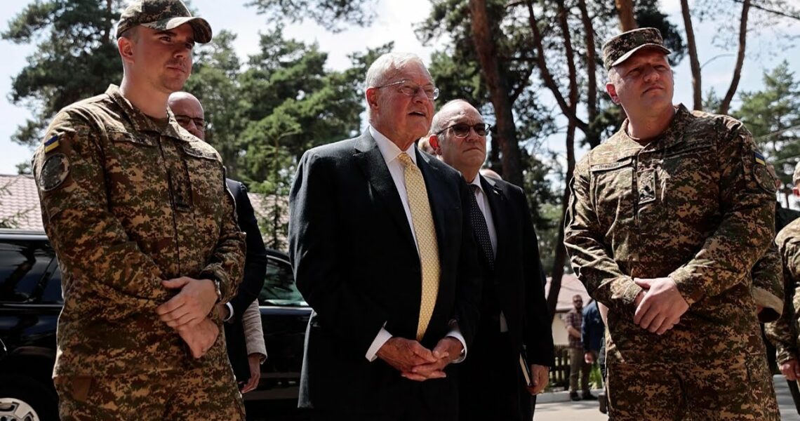 General Keith Kellogg has visited training locations of the National Guard of Ukraine