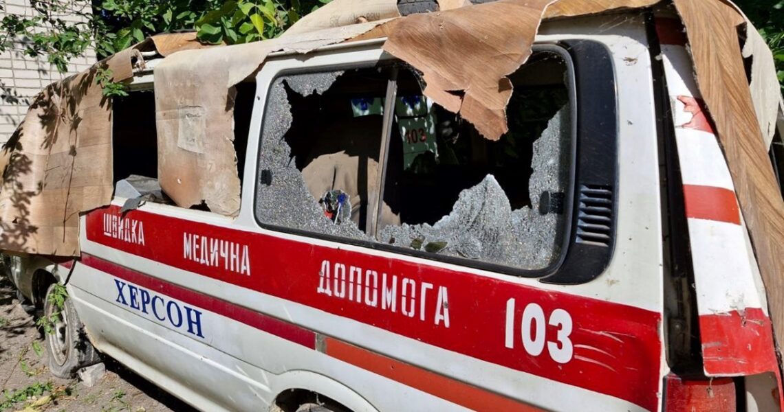 Новини України - Росіяни обстріляли лікарню в Херсоні