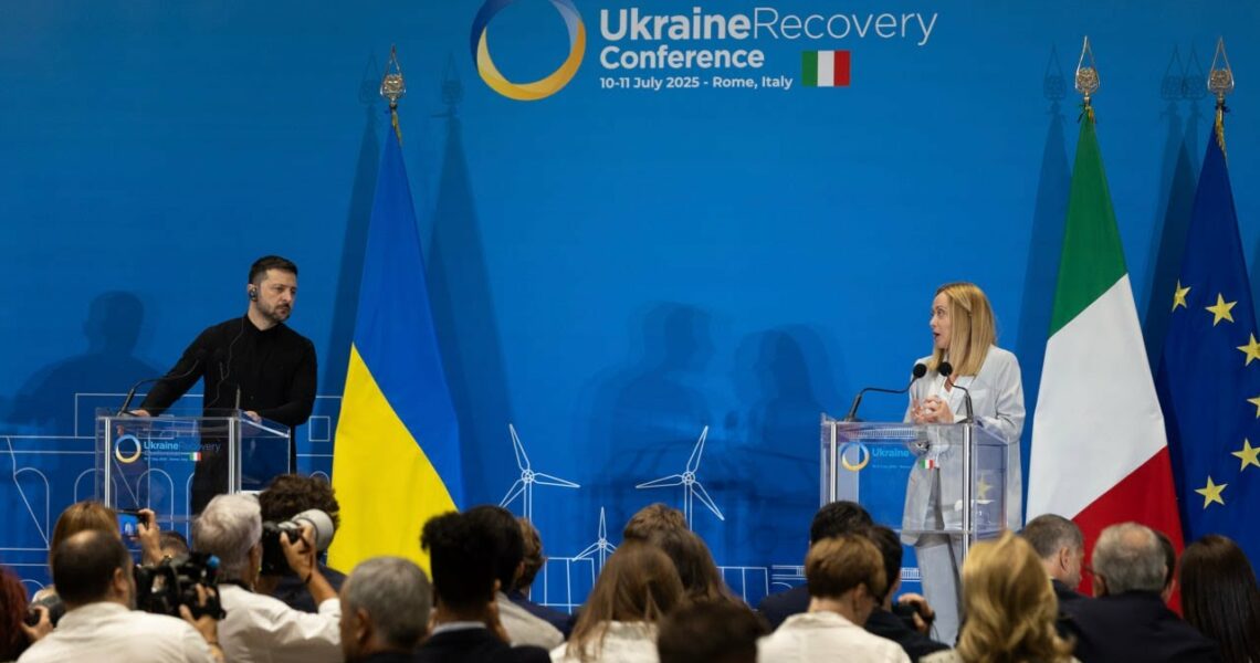 Заява Володимира Зеленського для представників медіа спільно з Джорджею Мелоні