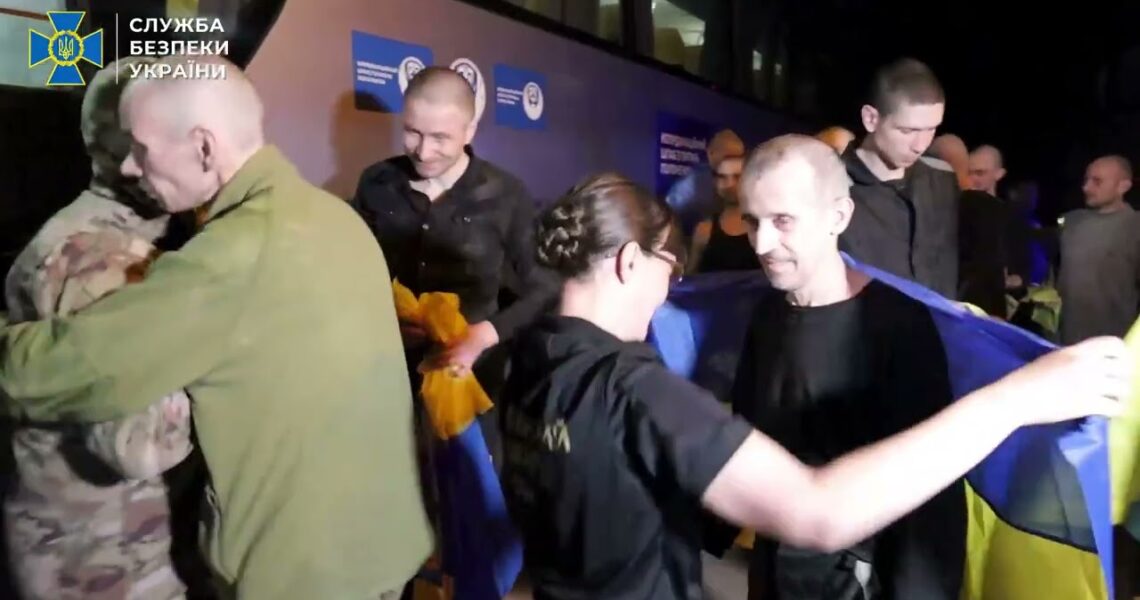 СБУ показала відео з обміну полоненими 23 липня
