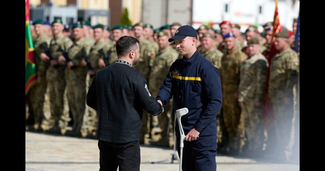 Президент Володимир Зеленський нагородив орденом «За мужність» ІІІ ступеня Максима Пількевича