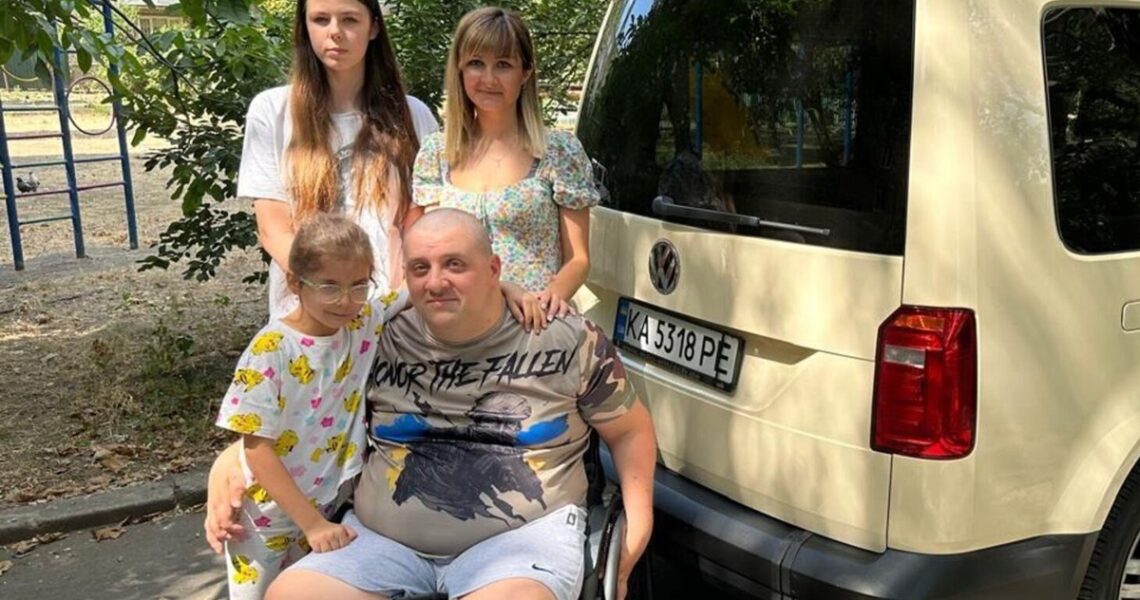 Новини України - Благодійники надали ветерану 66-ї ОМБр інклюзивне авто