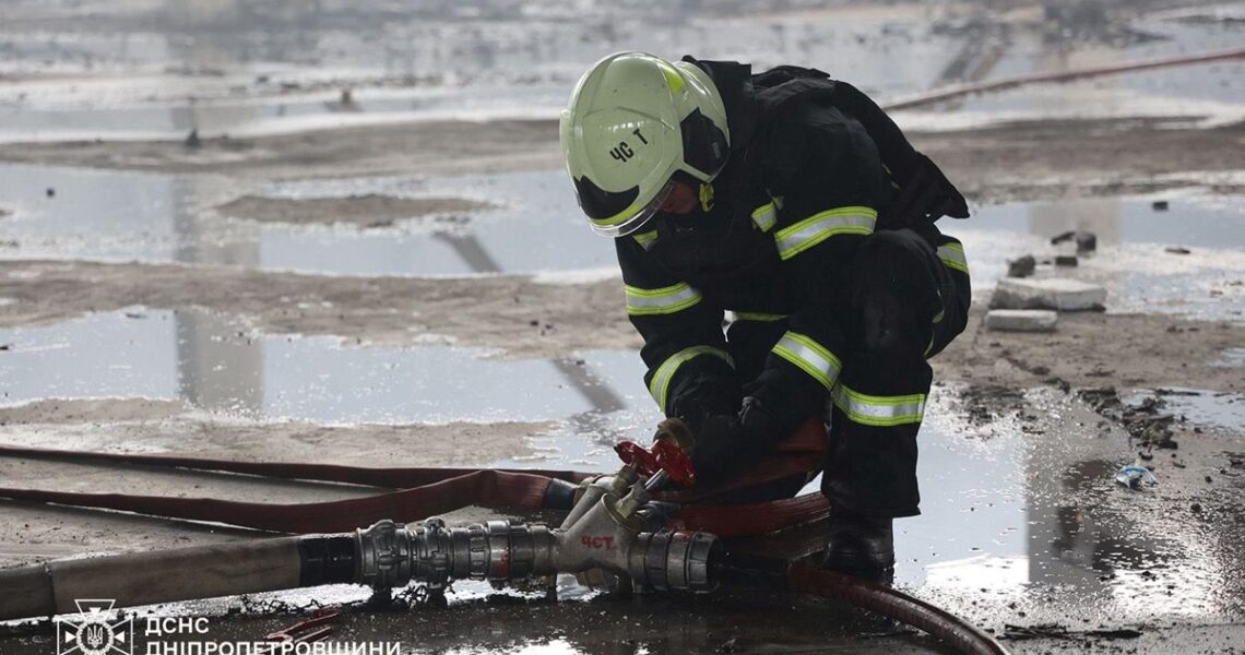 Новини України - У Дніпрі ліквідували масштабну пожежу