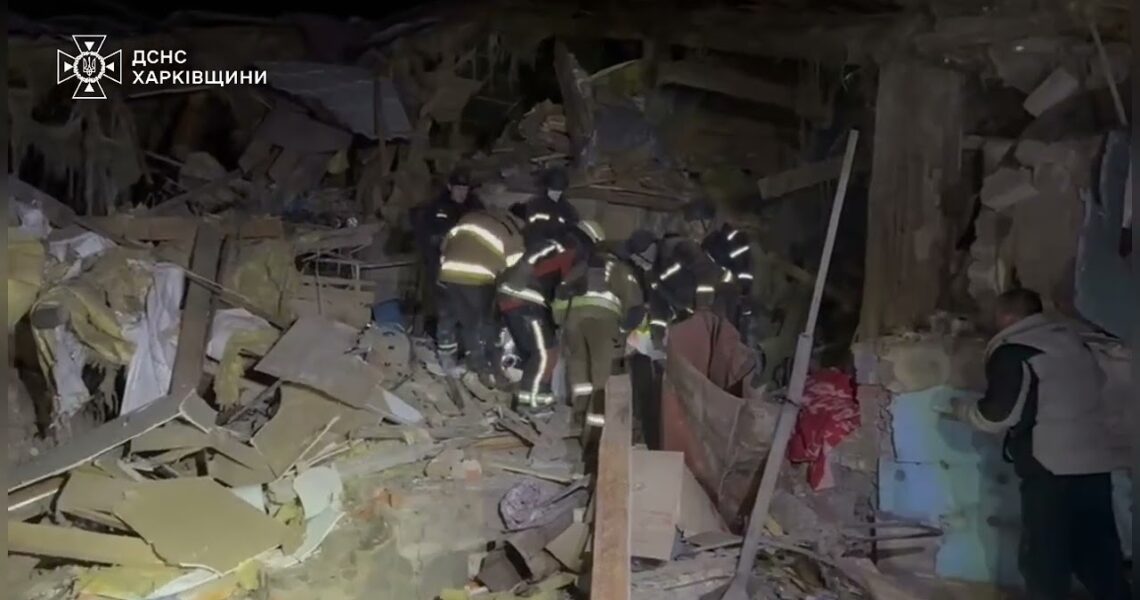 Харківщина: з-під завалів рятувальники деблокували тіла двох людей