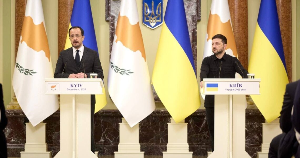 Заяви для медіа Володимира Зеленського і Президента Кіпру Нікоса Христодулідіса
