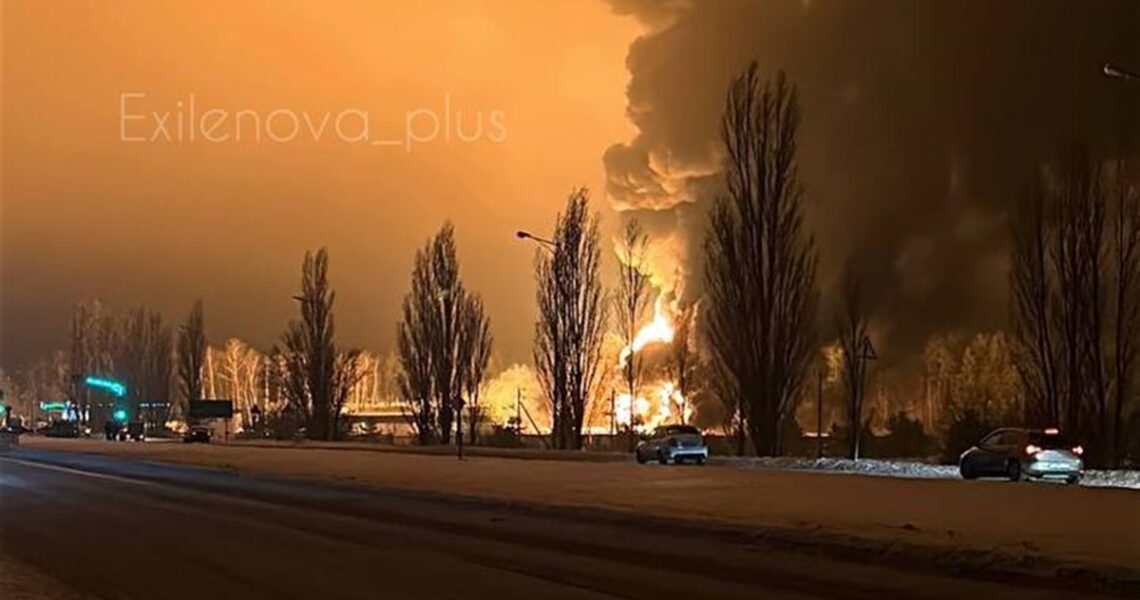 Новини світу - У Бєлгородській області РФ палає нафтобаза - OSINT